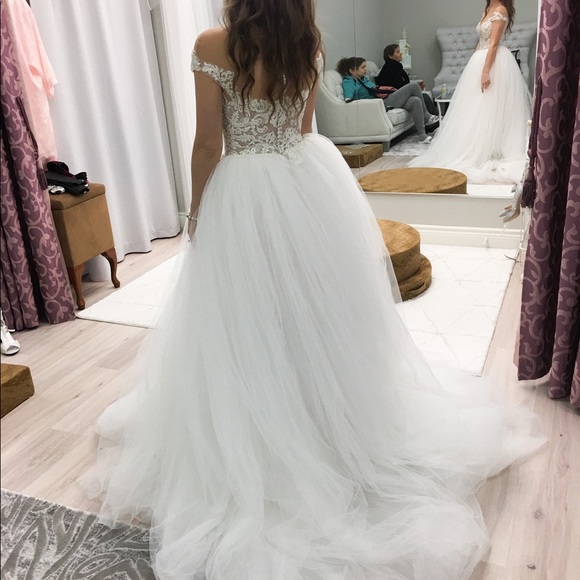 Wedding Dress Lorenzi Rossi MillaNova Ivory Deniz Size 38 - Picture 9 of 14